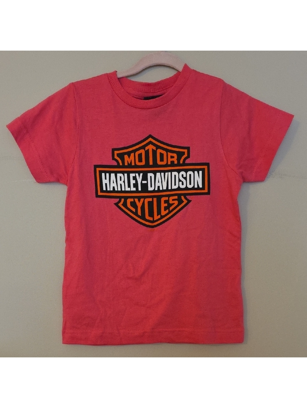 Harley-Davidson Kids Tee in Pink with Logo
